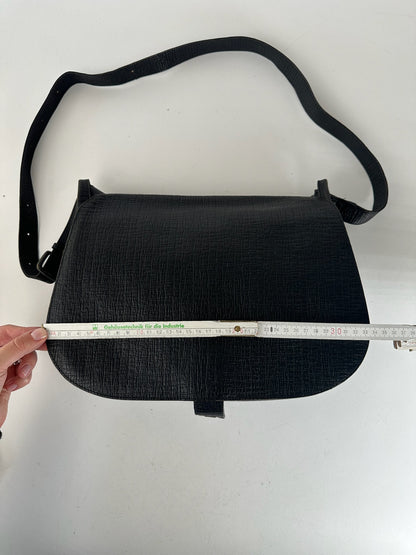 Vintage Jean Paul Gaultier Leather Bag Black