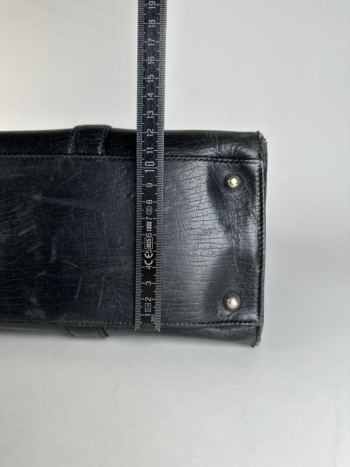 Vintage Gucci Leather Handbag Black