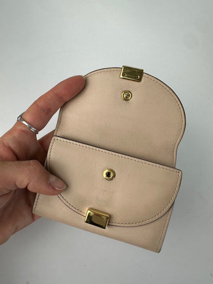 Vintage Chloé Leather Key Holder c. 2010s Blush Pink