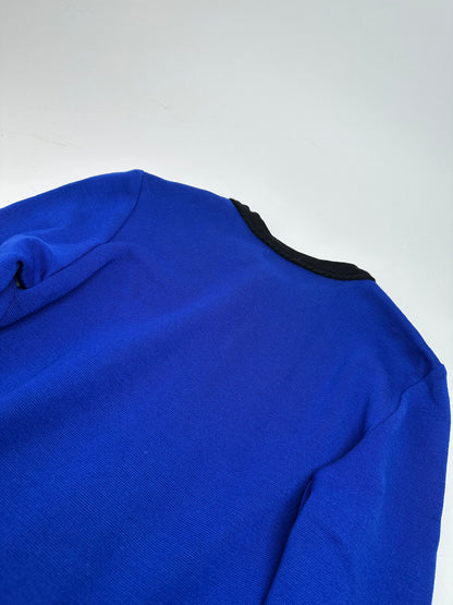 Vintage Yves Saint Laurent Sweater Blue Black M