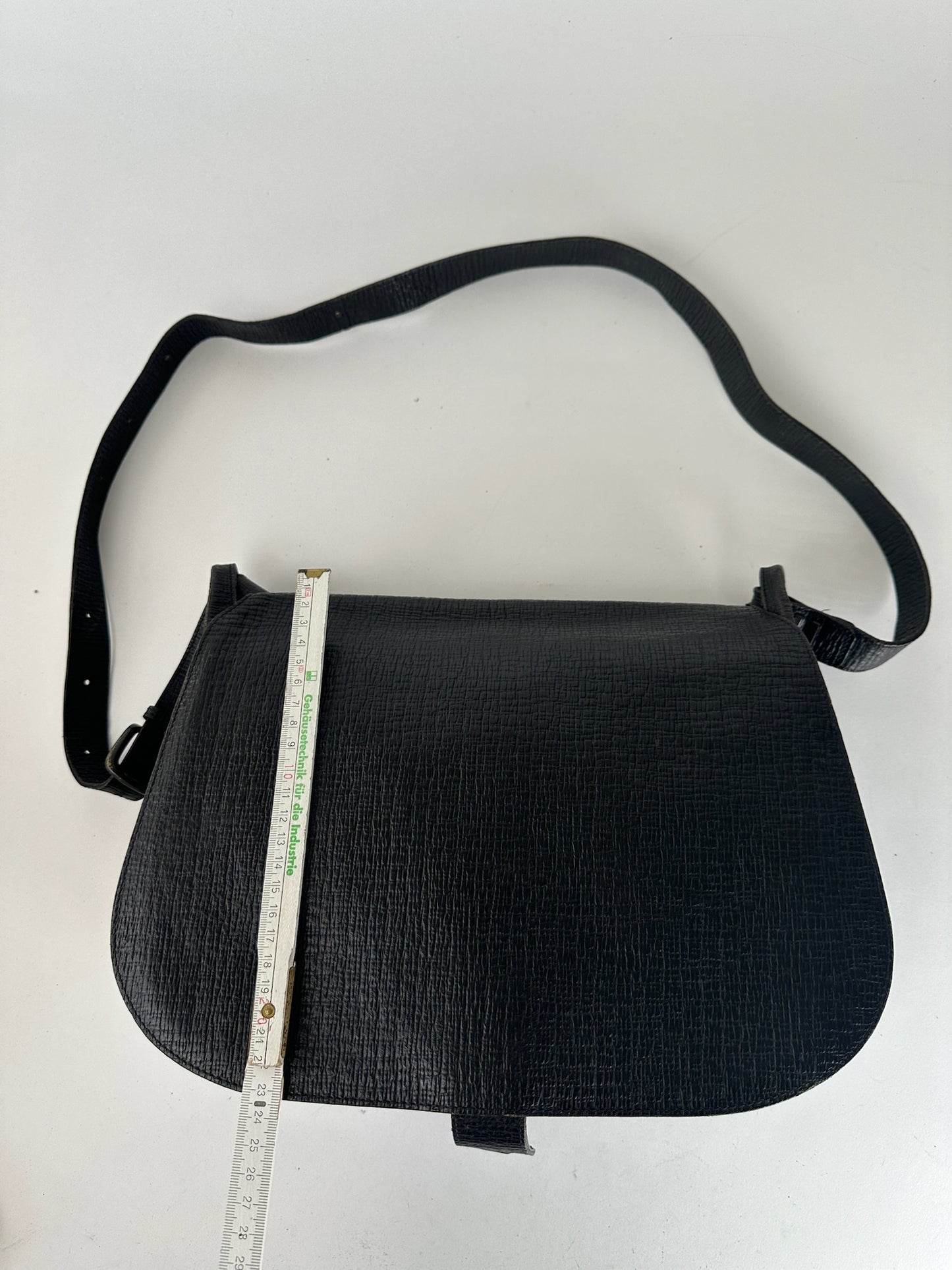 Vintage Jean Paul Gaultier Leather Bag Black