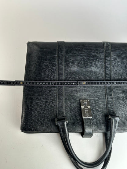 Vintage Gucci Leather Handbag Black