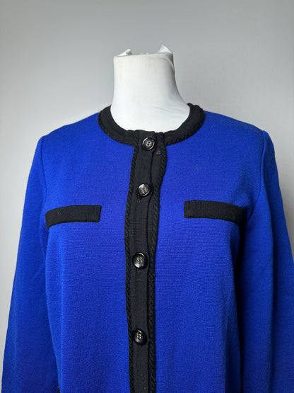 Vintage Yves Saint Laurent Sweater Blue Black M