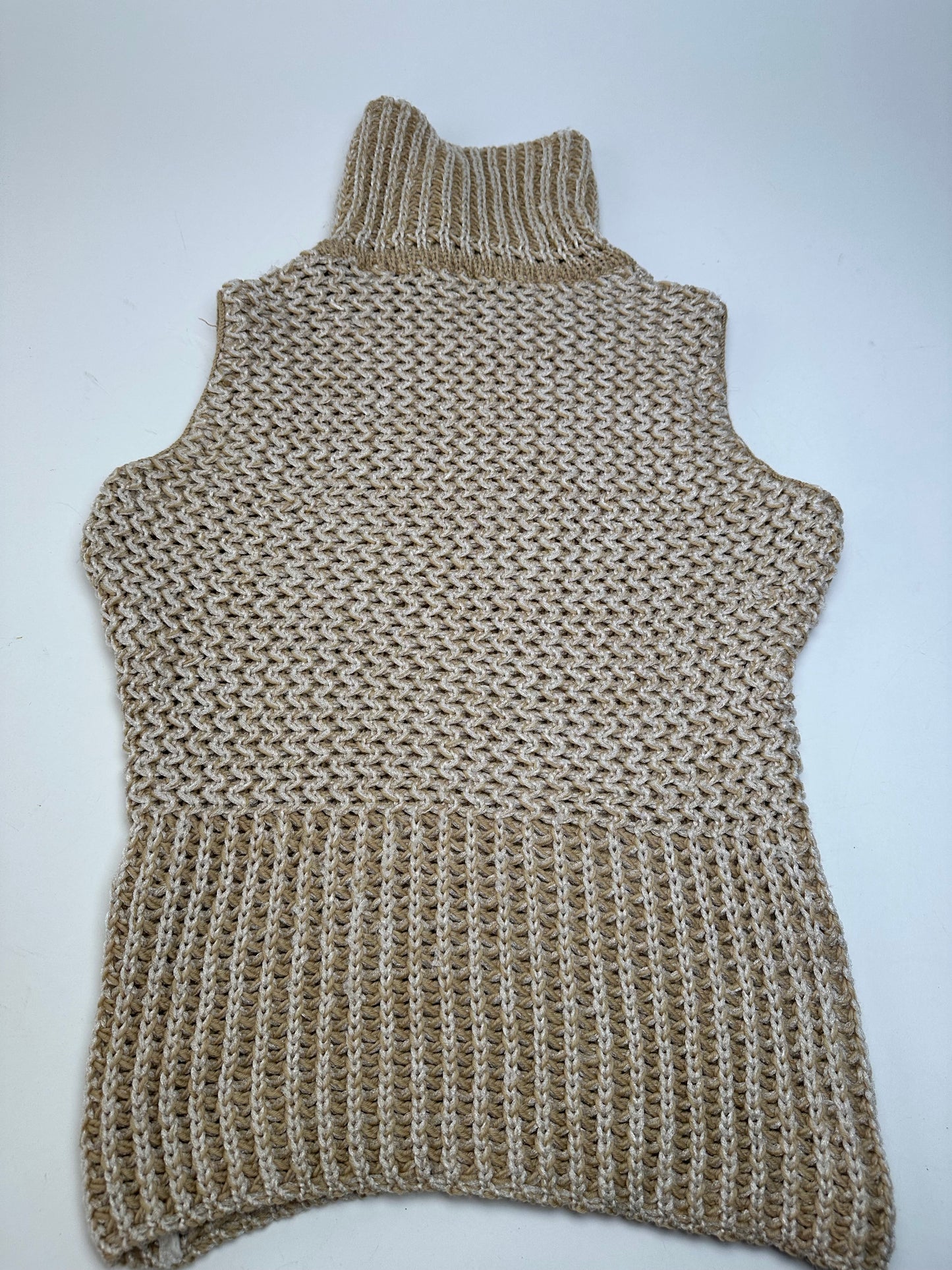 Vintage MCM Knit Sweater Vest Cream Beige M