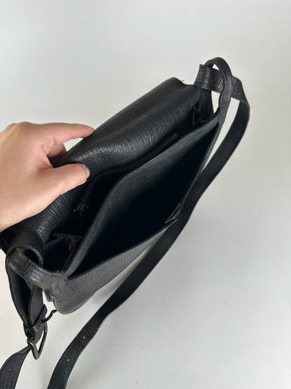 Vintage Jean Paul Gaultier Leather Bag Black