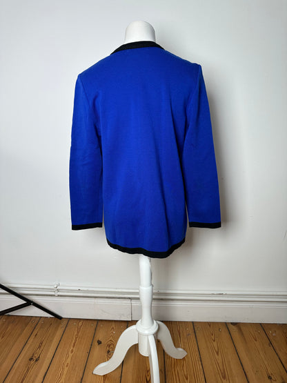 Vintage Yves Saint Laurent Sweater Blue Black M