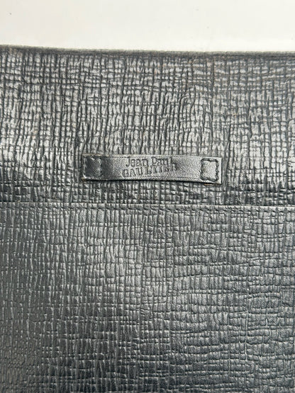Vintage Jean Paul Gaultier Leather Bag Black