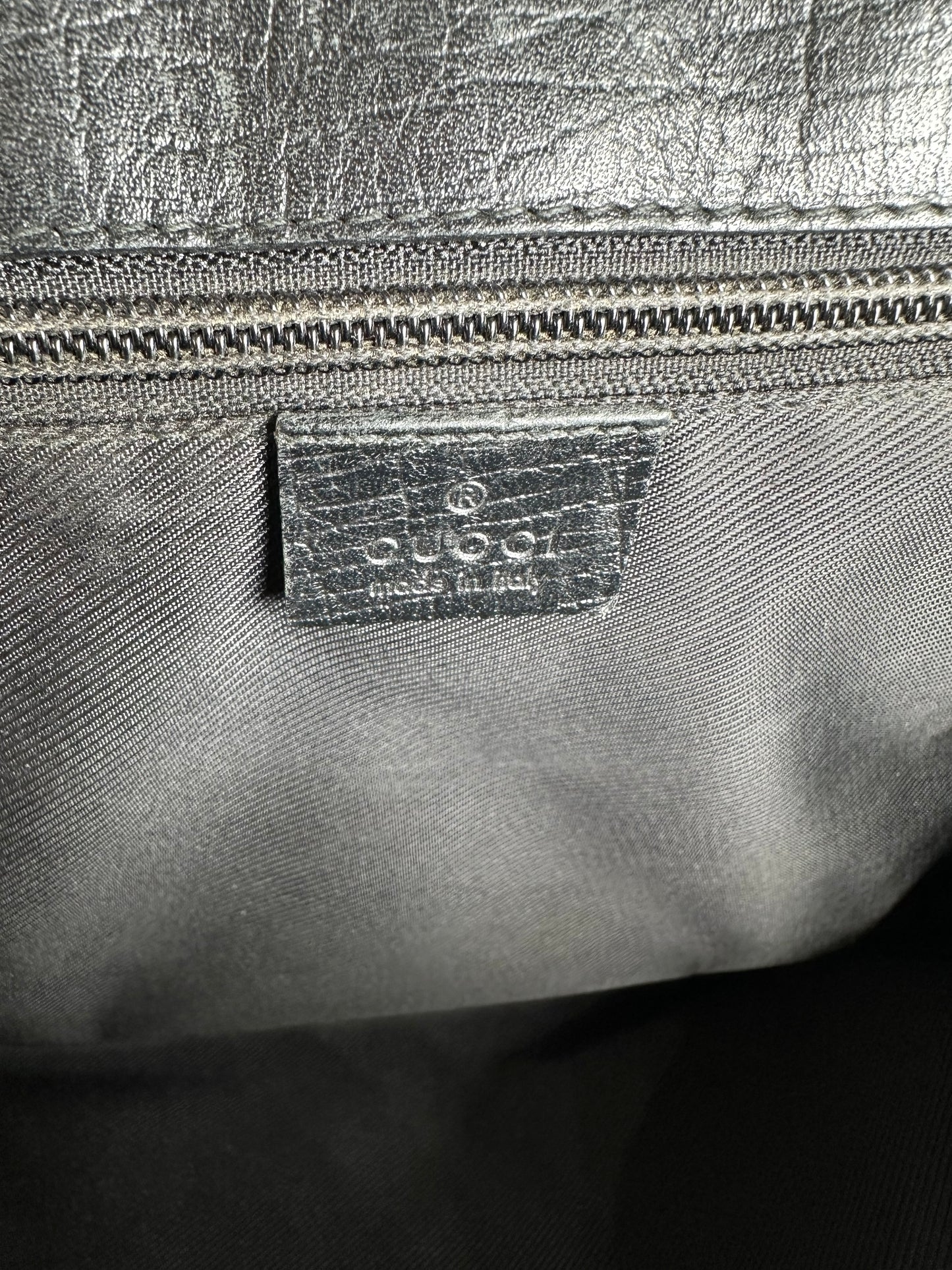Vintage Gucci Leather Handbag Black