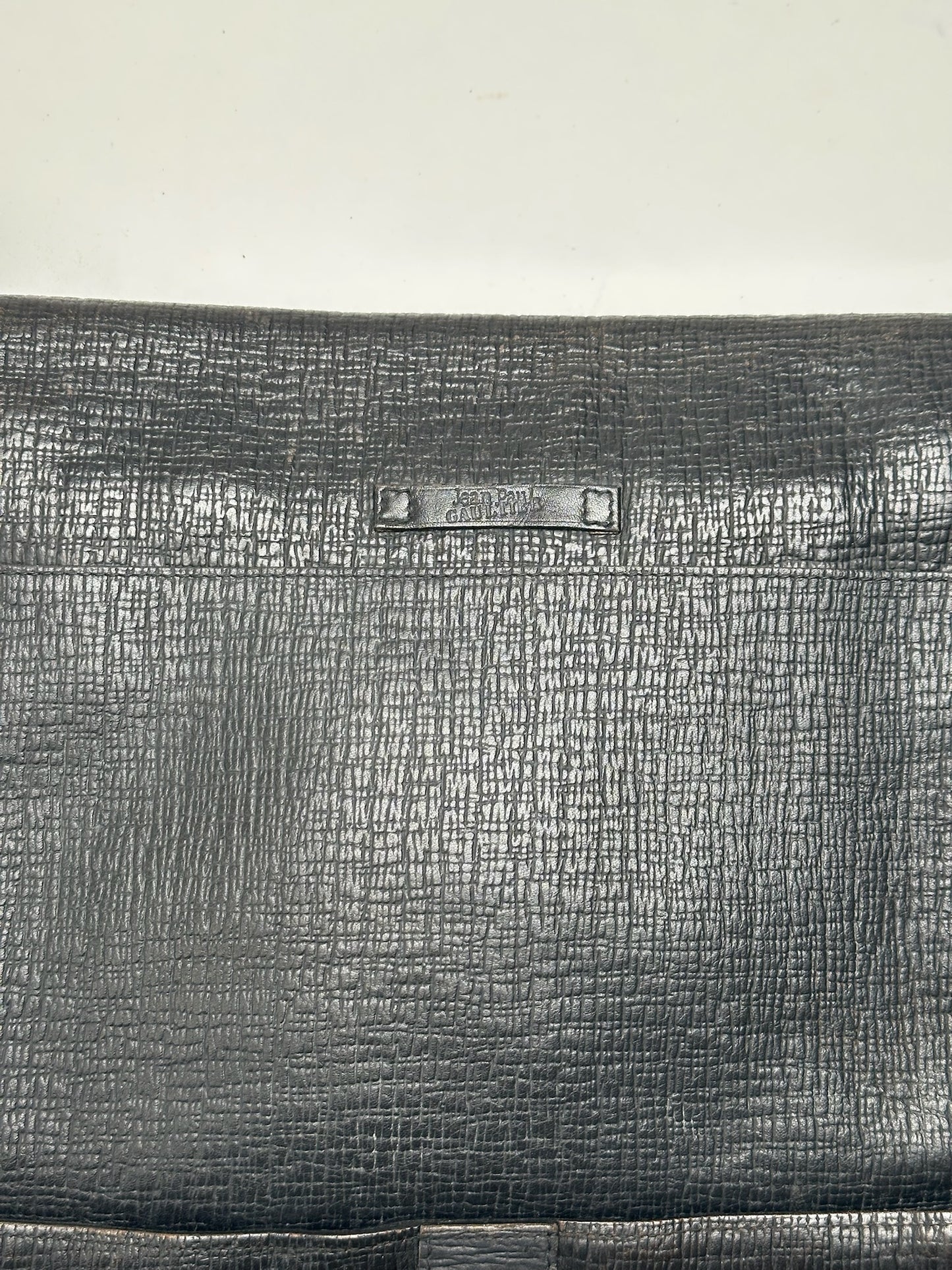 Vintage Jean Paul Gaultier Leather Bag Black