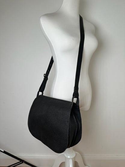 Vintage Jean Paul Gaultier Leather Bag Black