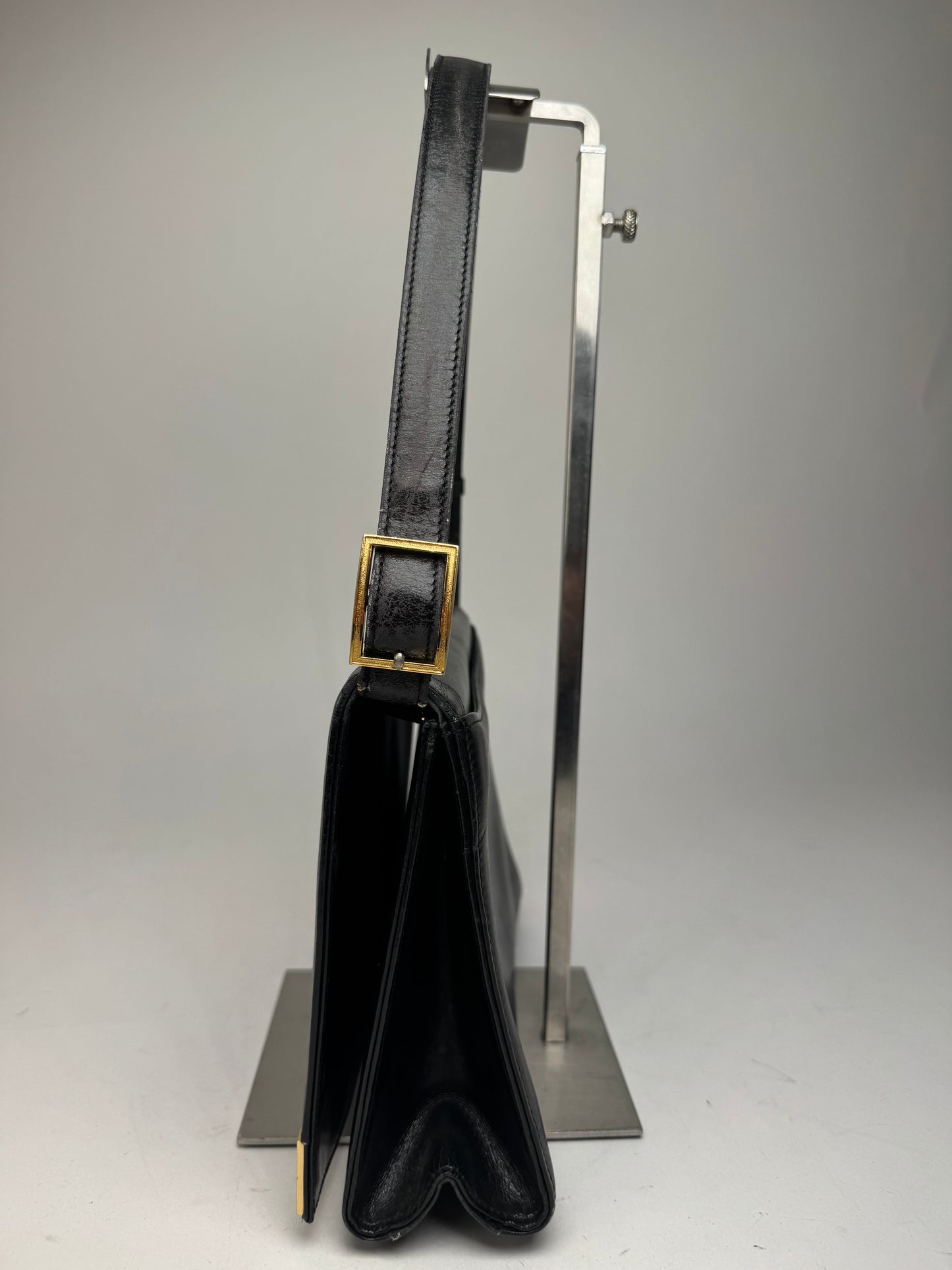 Vintage Givenchy Leather 2Way Handbag Black