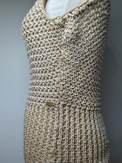 Vintage MCM Knit Sweater Vest Cream Beige M