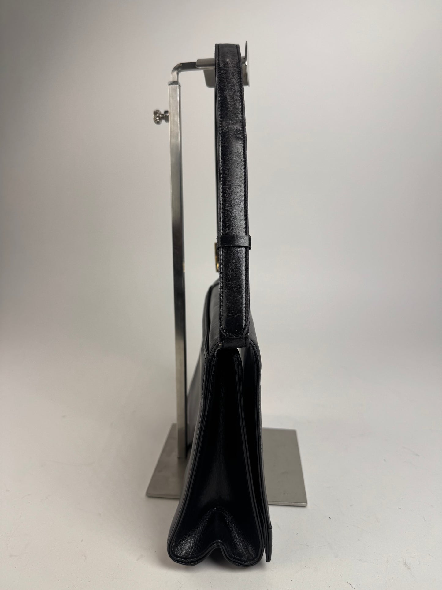 Vintage Givenchy Leather 2Way Handbag Black