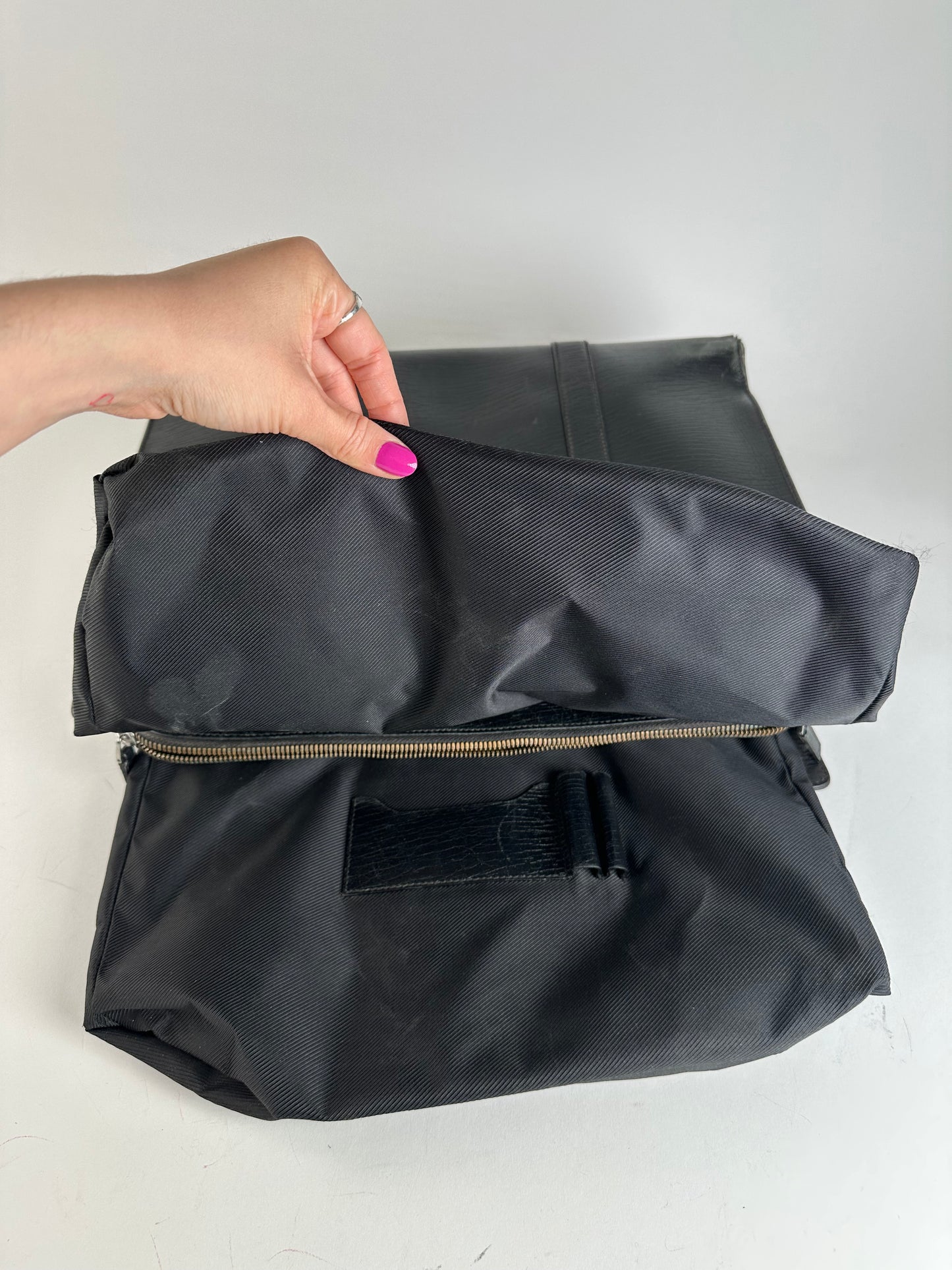 Vintage Gucci Leather Handbag Black