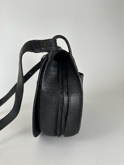 Vintage Jean Paul Gaultier Leather Bag Black