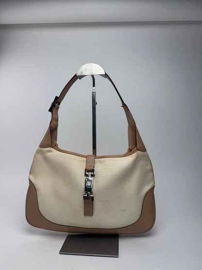 Sac Gucci Jackie vintage beige marron