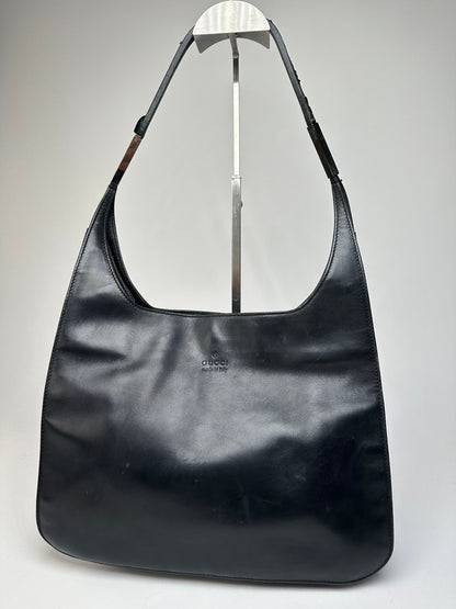 Vintage Gucci Leather Handbag Black