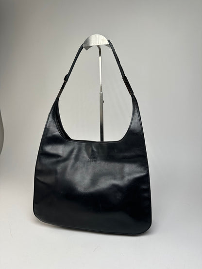 Vintage Gucci Leather Handbag Black
