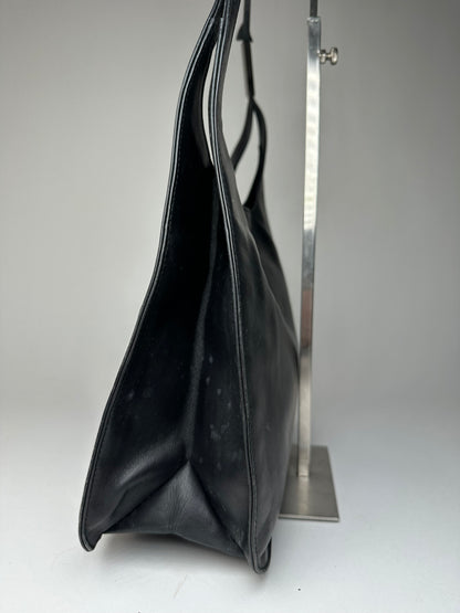 Vintage Gucci Leather Handbag Black