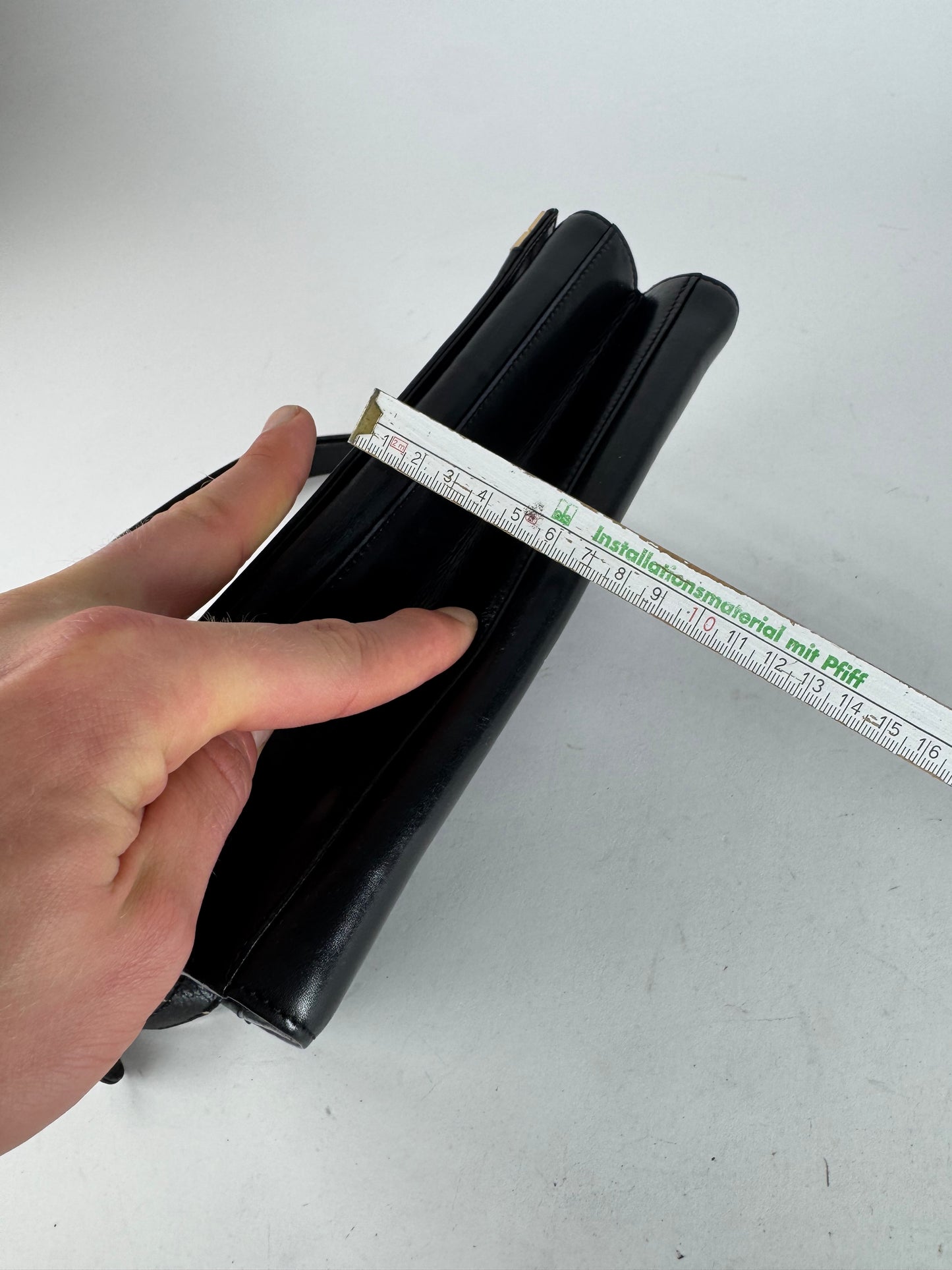 Vintage Givenchy Leather 2Way Handbag Black