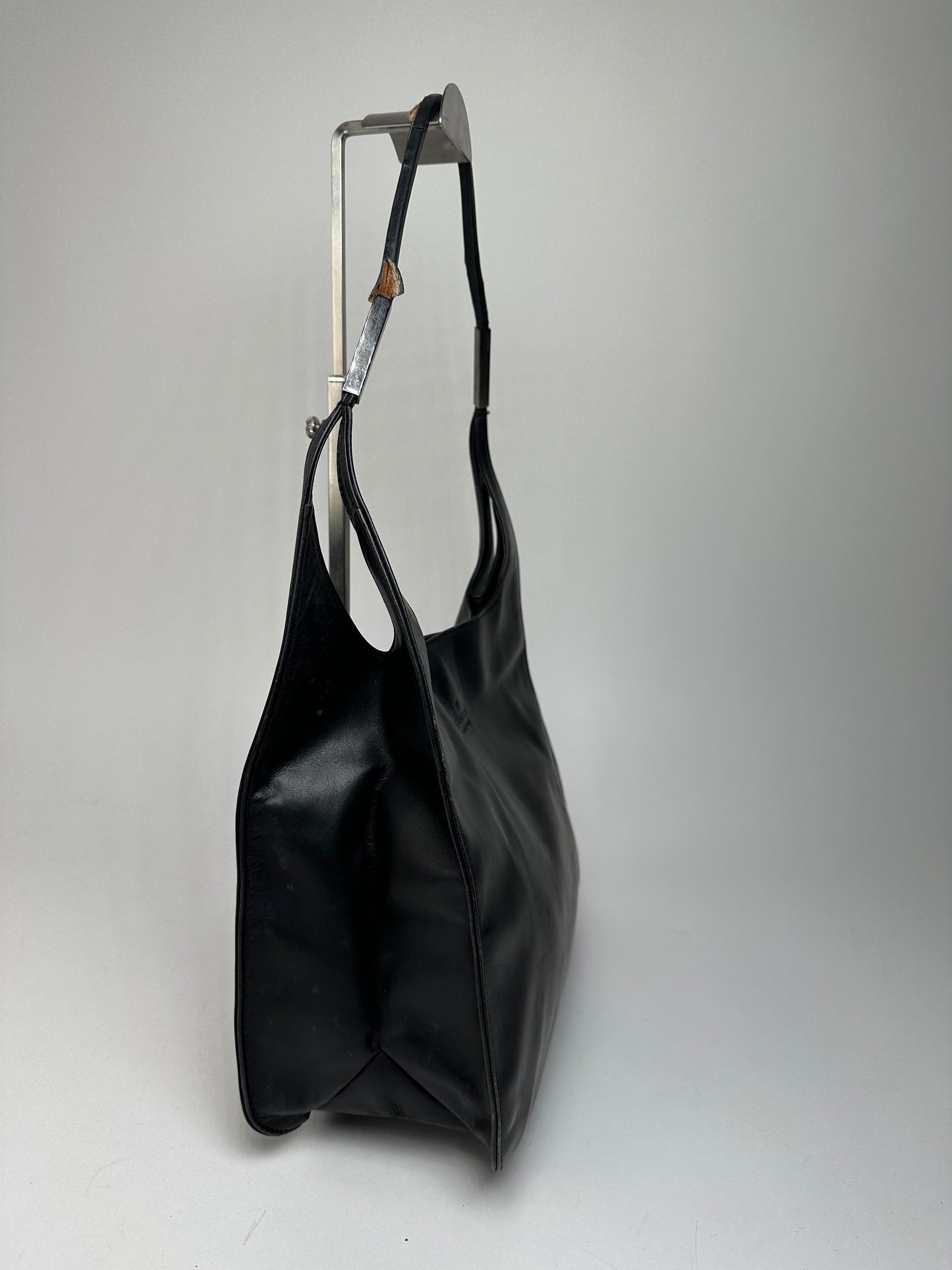 Vintage Gucci Leather Handbag Black