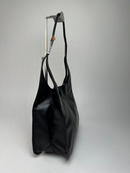 Vintage Gucci Leather Handbag Black