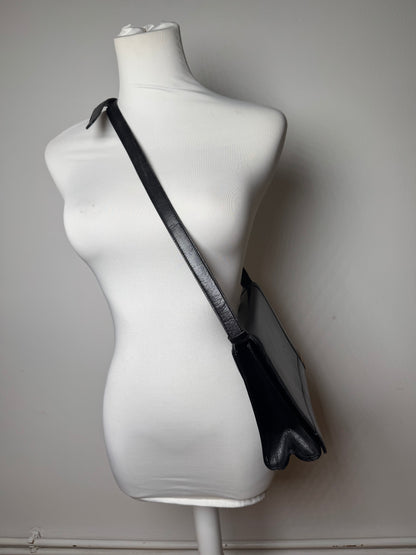 Vintage Givenchy Leather 2Way Handbag Black