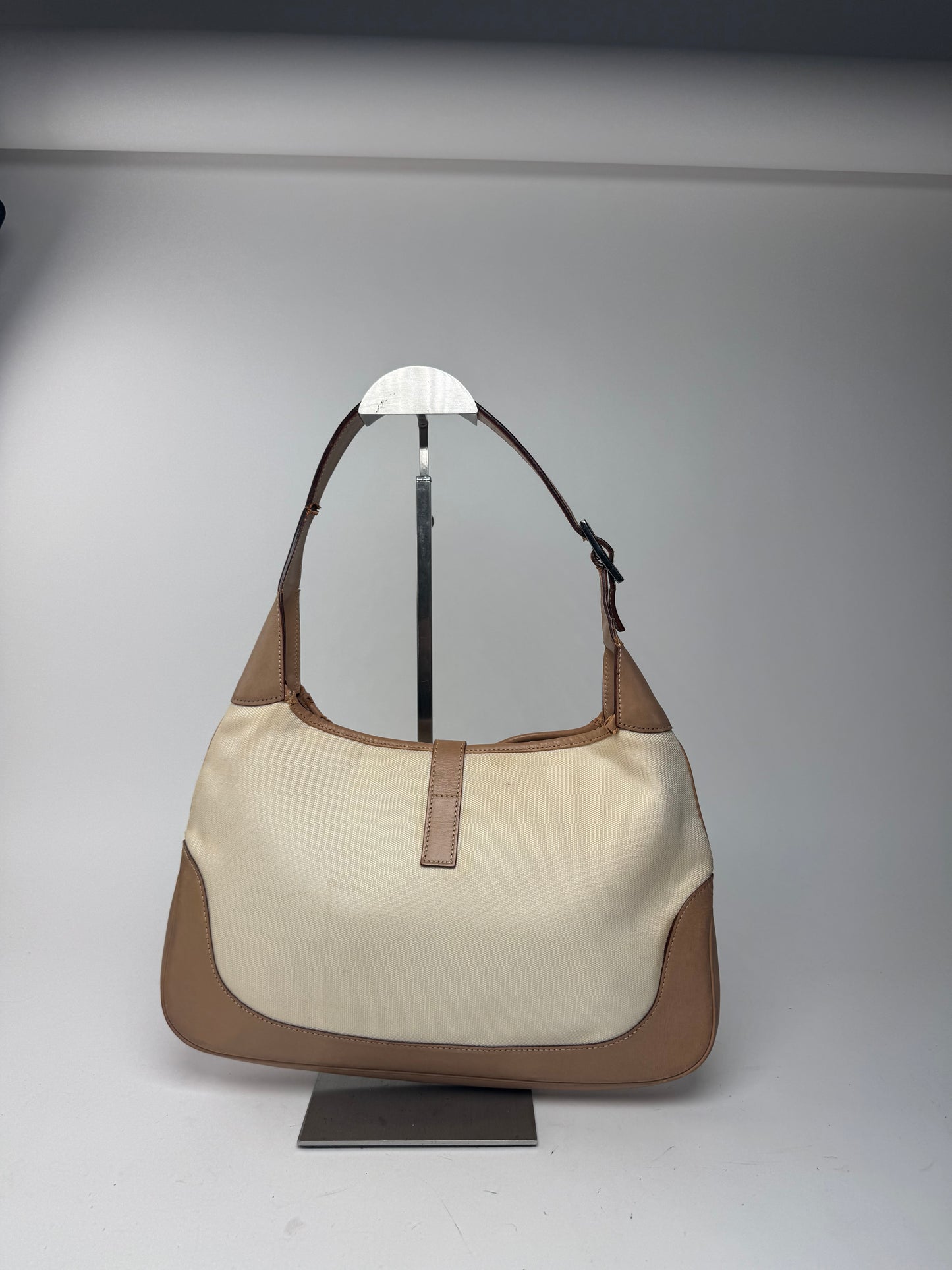 Sac Gucci Jackie vintage beige marron