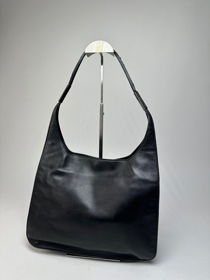 Vintage Gucci Leather Handbag Black
