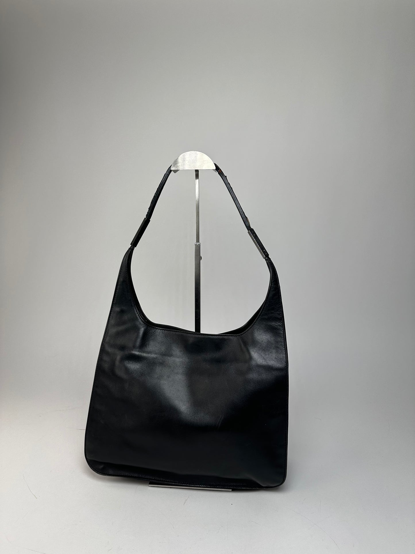 Vintage Gucci Leather Handbag Black