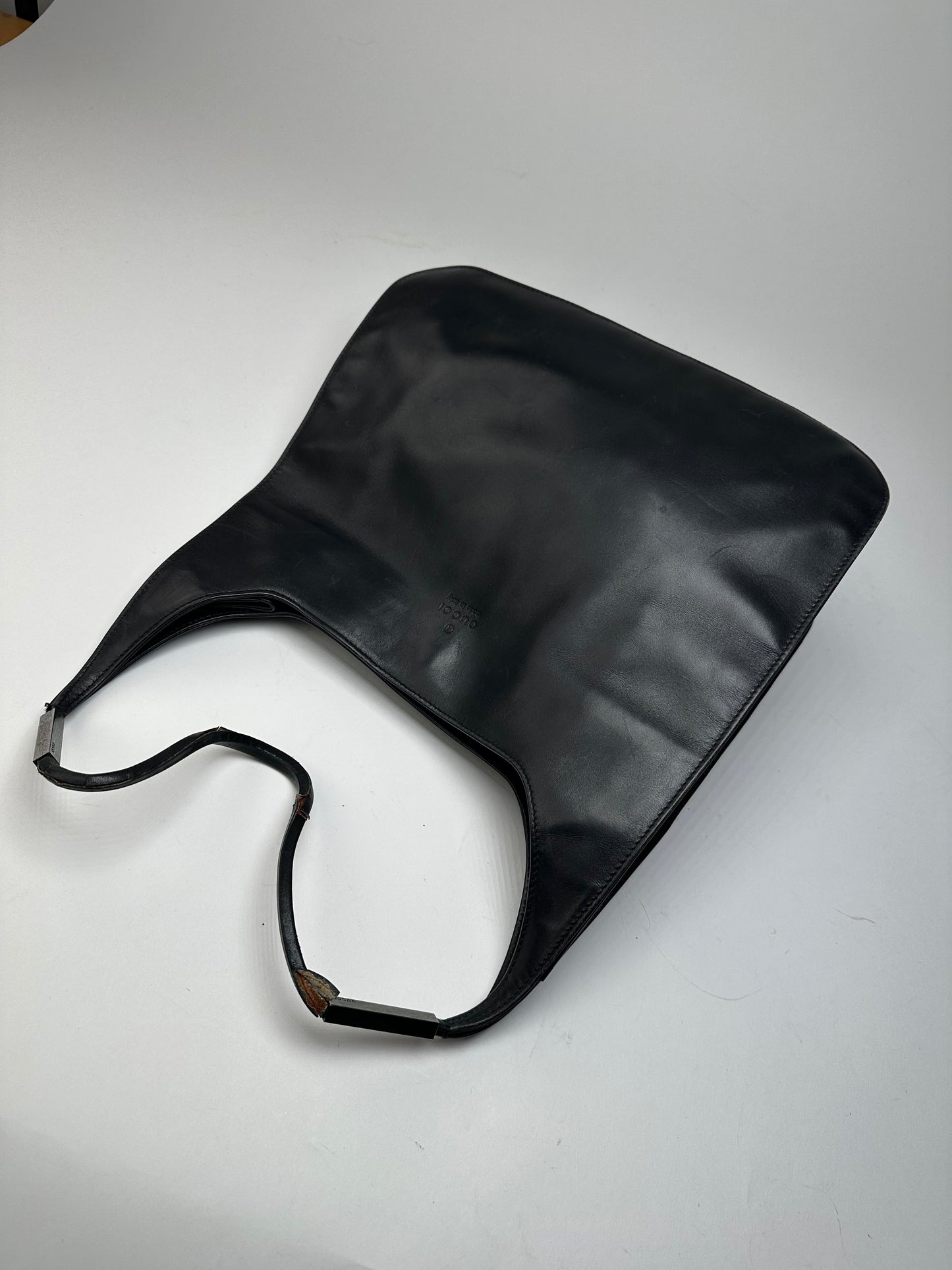 Vintage Gucci Leather Handbag Black