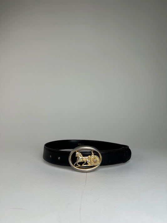 Vintage Celine Paris Leather Belt