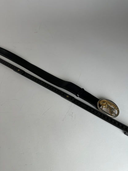 Vintage Celine Paris Leather Belt