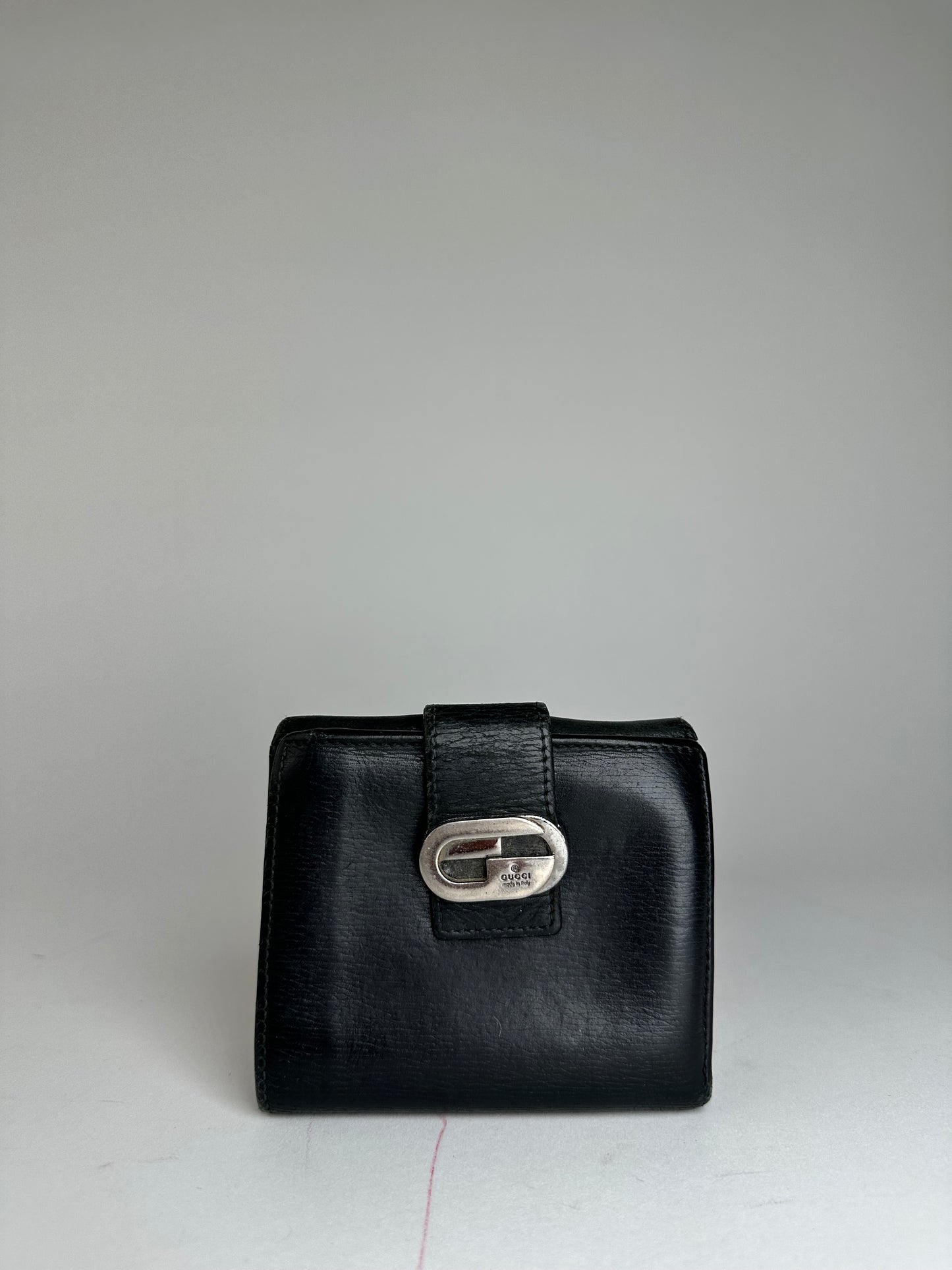 Vintage Gucci Leather Wallet Black