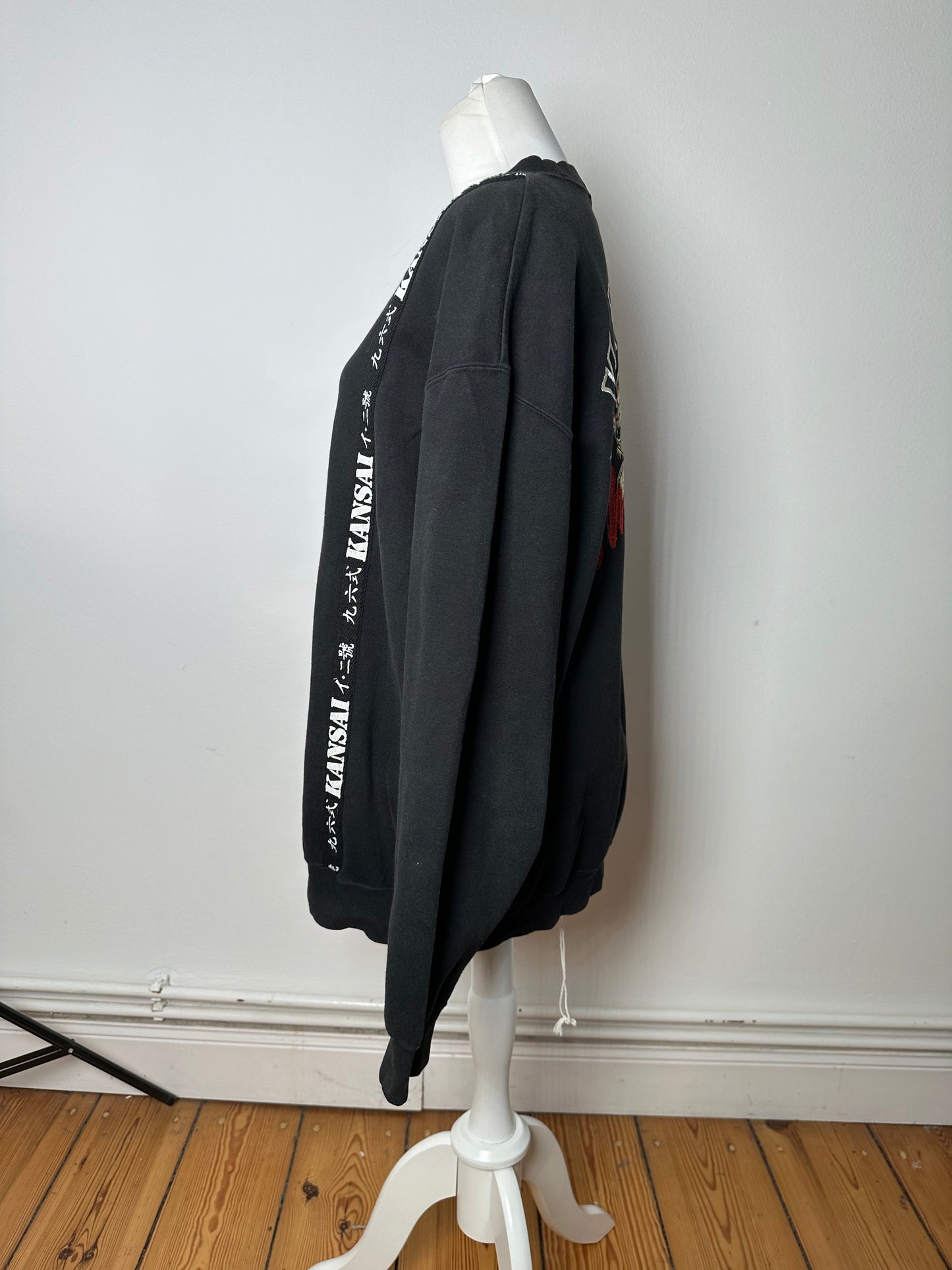 Vintage Kansai Yamamoto Crewneck Abstract Sweater Black M