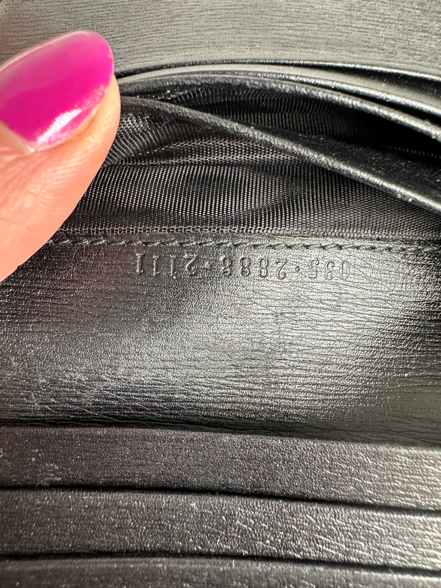 Vintage Gucci Leather Wallet Black
