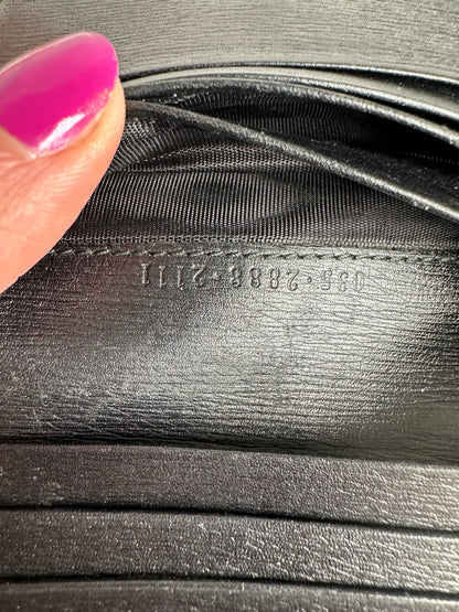 Vintage Gucci Leather Wallet Black