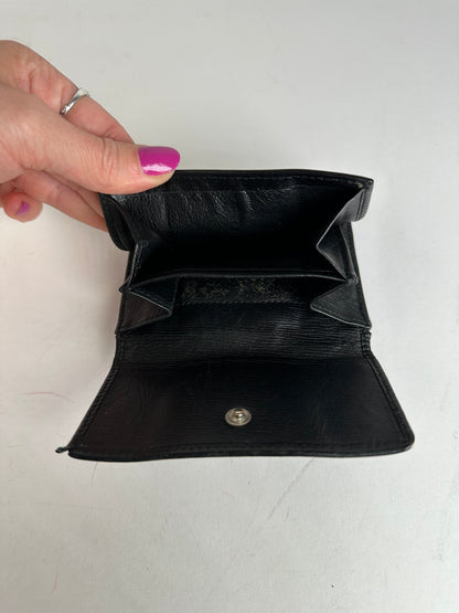 Vintage Gucci Leather Wallet Black