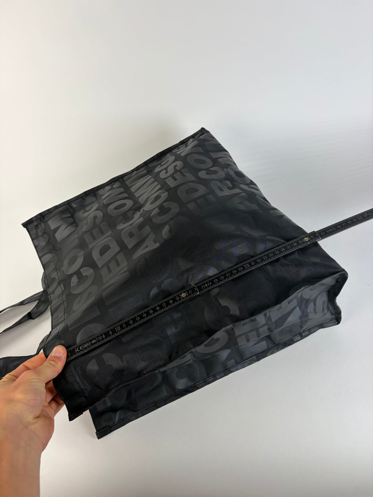 Vintage Comme des Garçons Black Nylon Market Tote