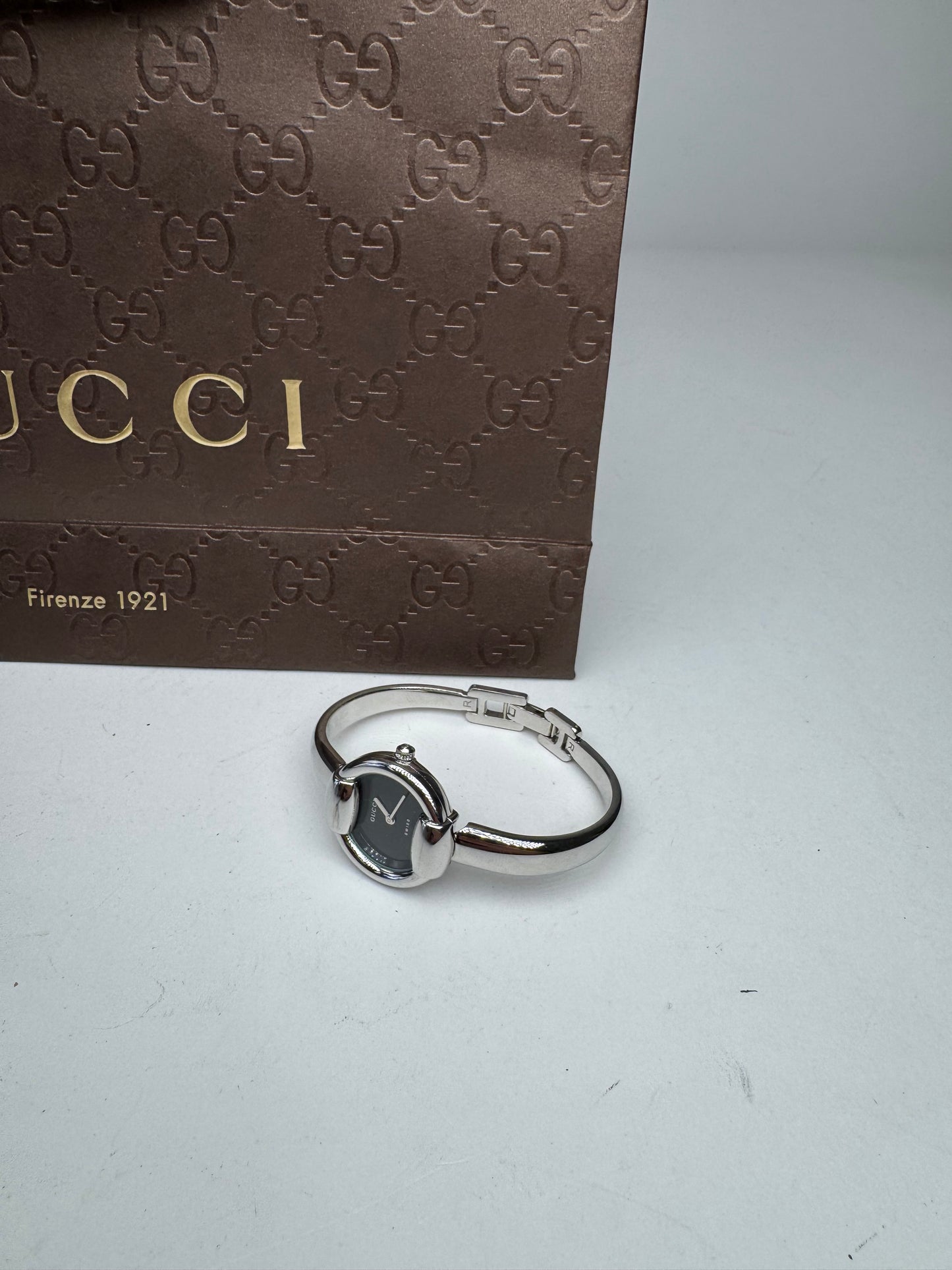 Vintage Gucci Horsebit Steel Quartz Watch