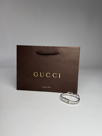 Vintage Gucci Horsebit Steel Watch Silver