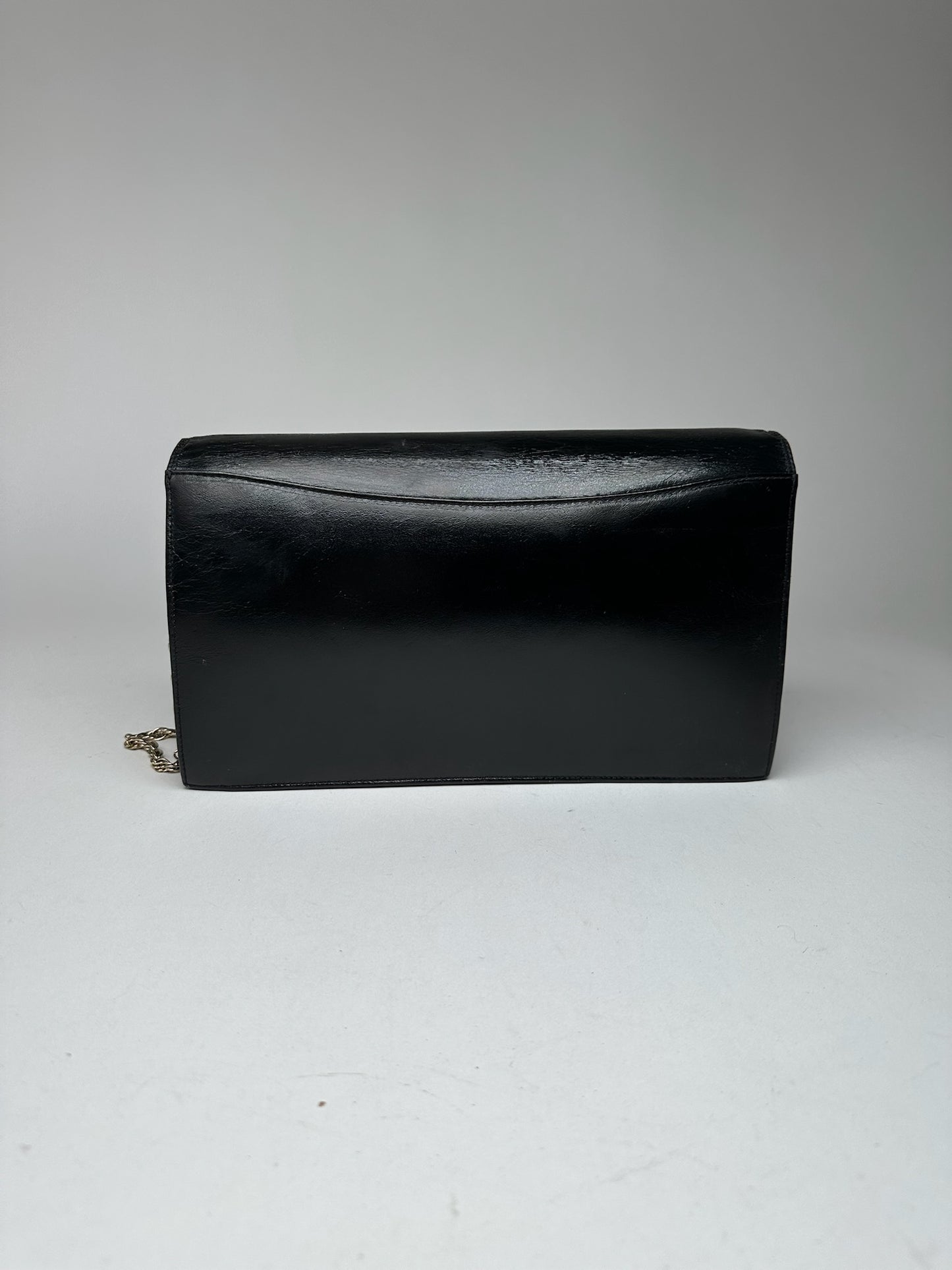 Vintage Dior Leather Bag Black