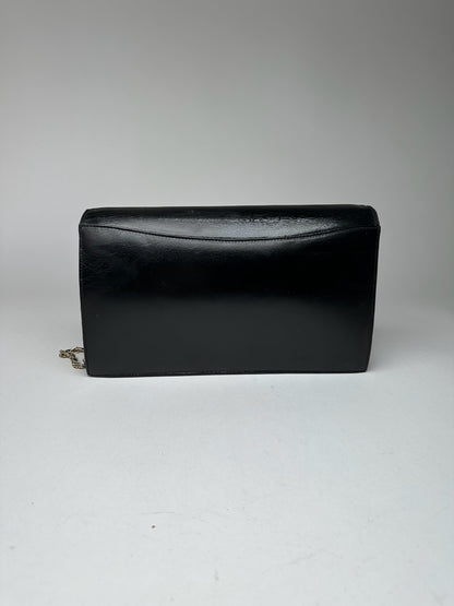 Vintage Dior Leather Bag Black
