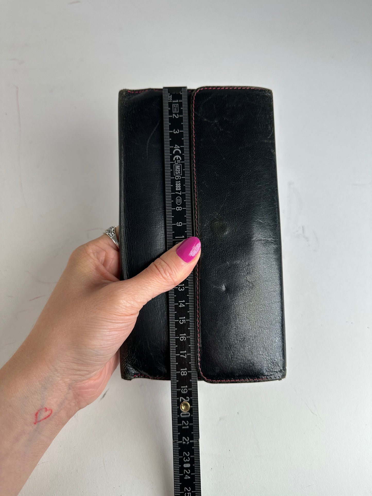 Vintage Gucci Leather Long Wallet Black
