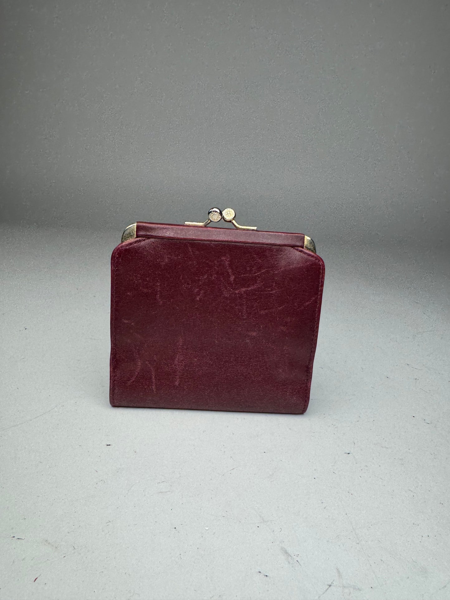 Vintage Celine Paris Leather Wallet Purple