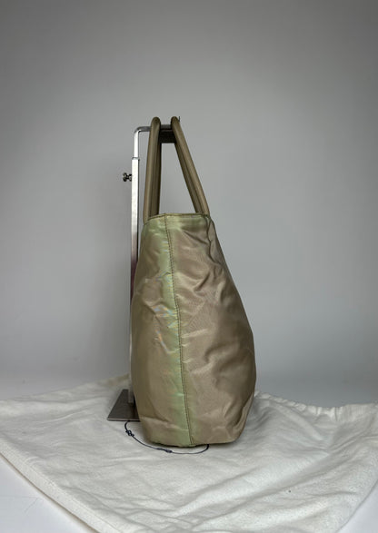 Vintage Prada Polyester Handbag Grey