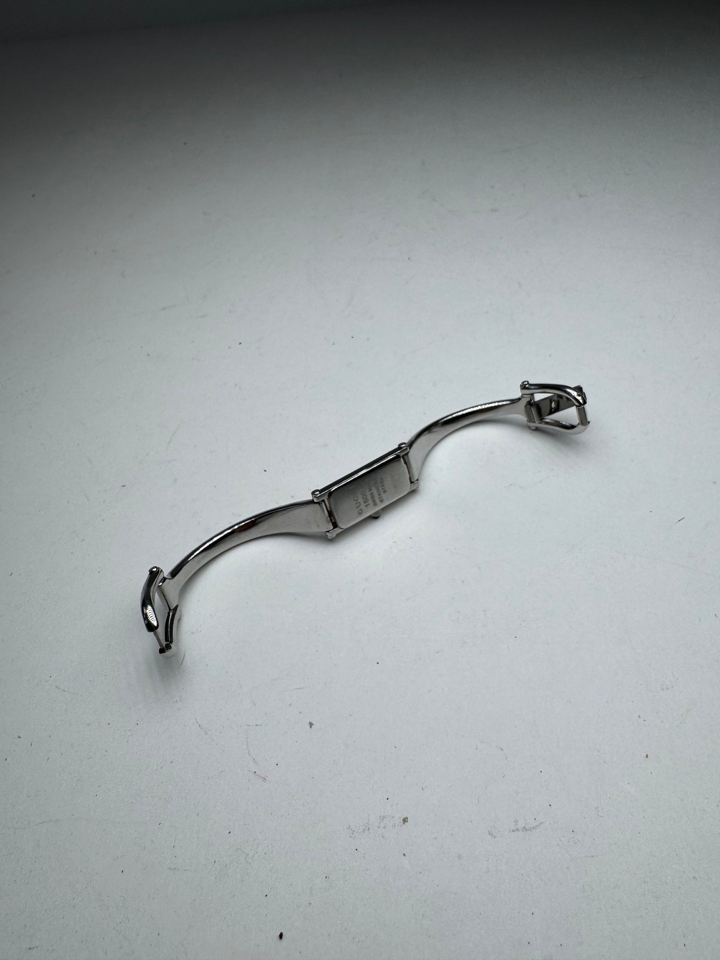 Vintage Gucci Horsebit Steel Watch Silver