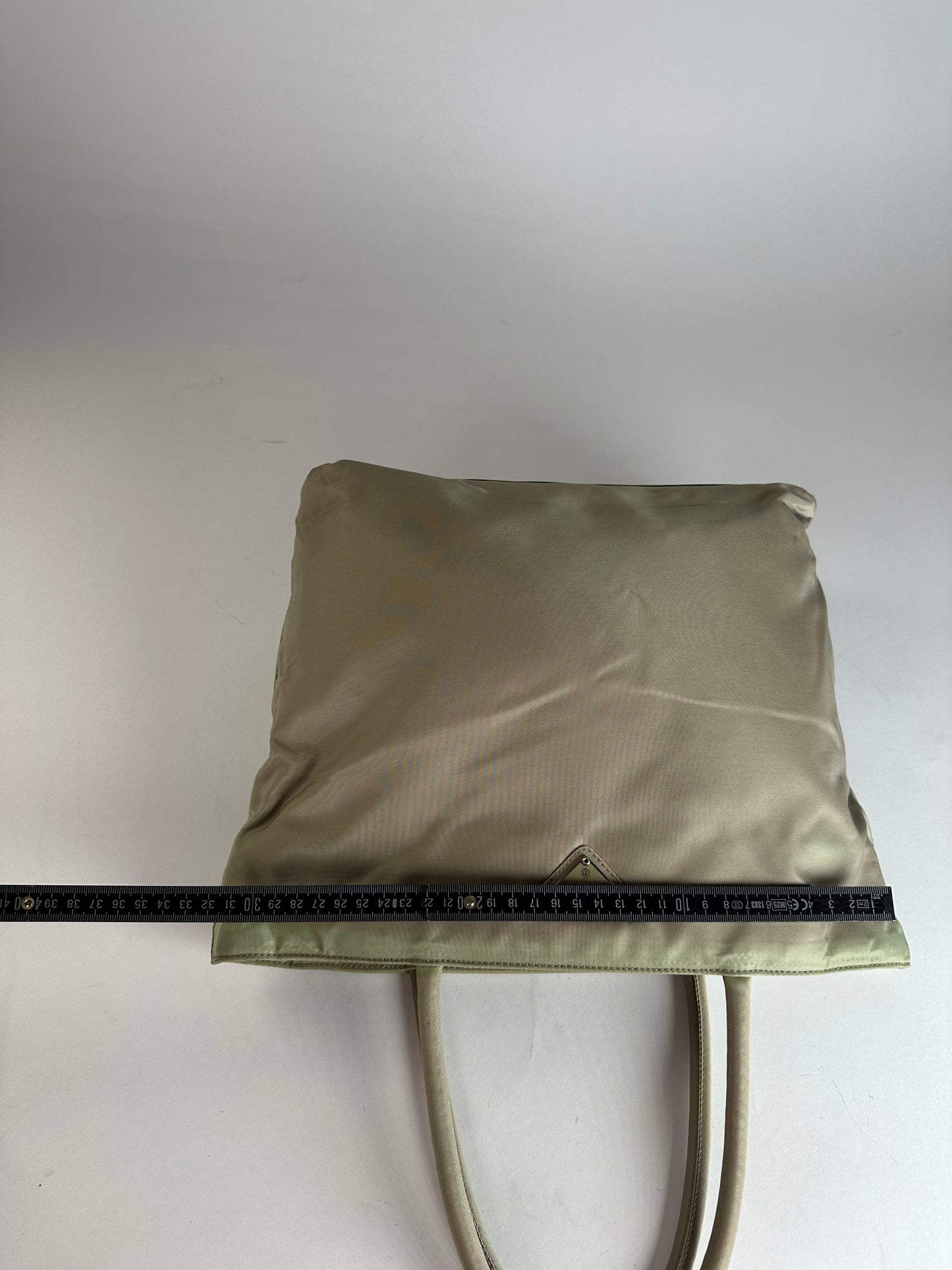 Vintage Prada Polyester Handbag Grey