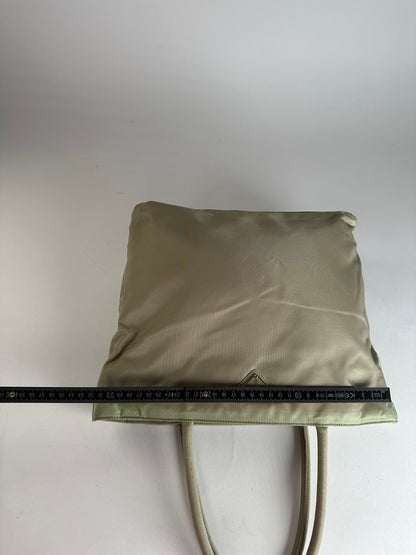 Vintage Prada Polyester Handbag Grey