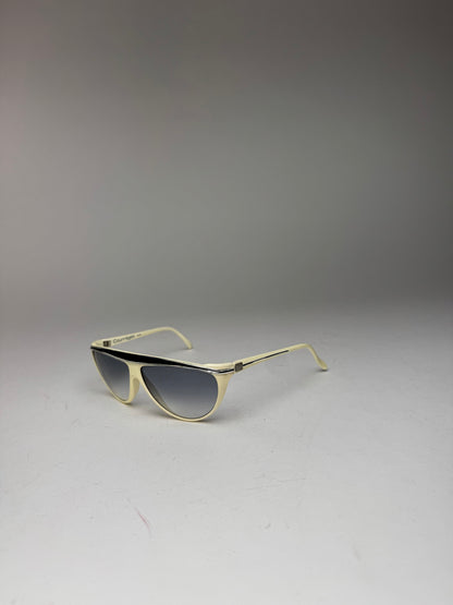 Vintage Courreges Sunglasses White silver